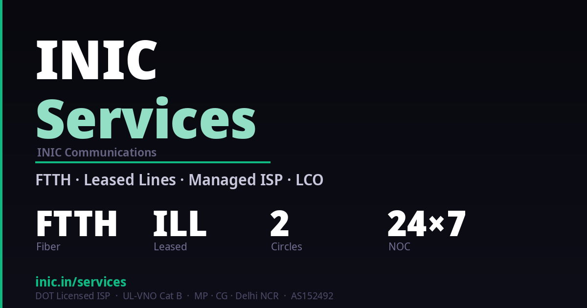 Network Deployment & Managed Services — INIC Communications